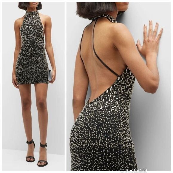 Retrofete Olivia Sequin Ombré Mini Dress - Picture 1 of 11
